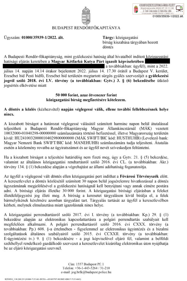 Dobjuk össze a tüntetők bírságait! - Image 6